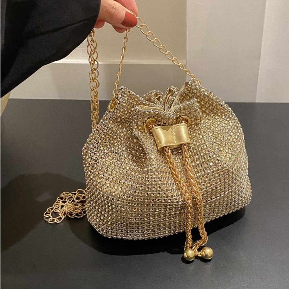 Elegant Gold Chain Bag